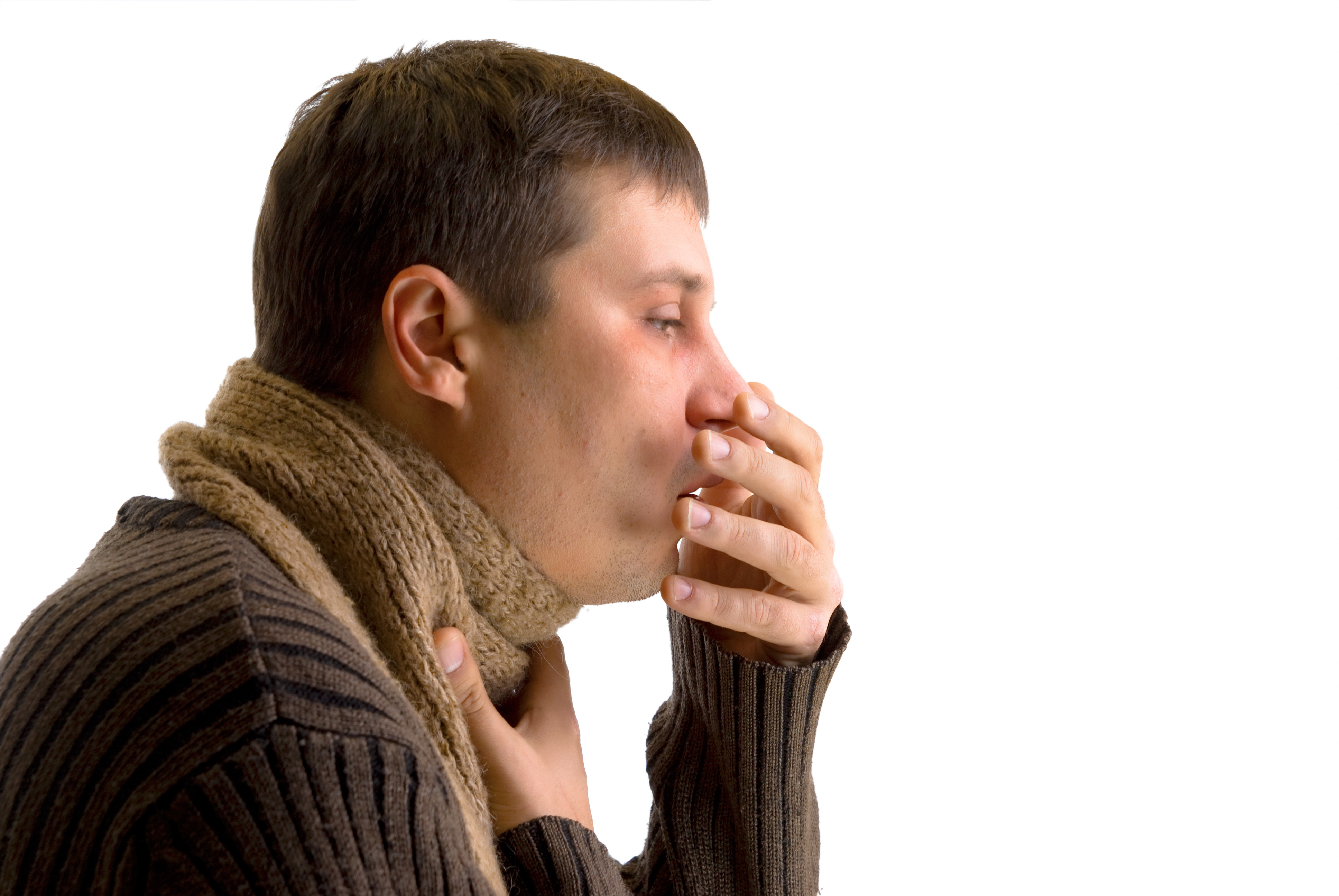 Боль в горле при кашле у взрослых
